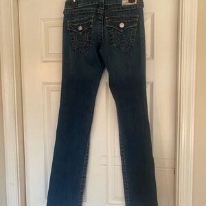 True Religion Women's Dark Blue Jeans
